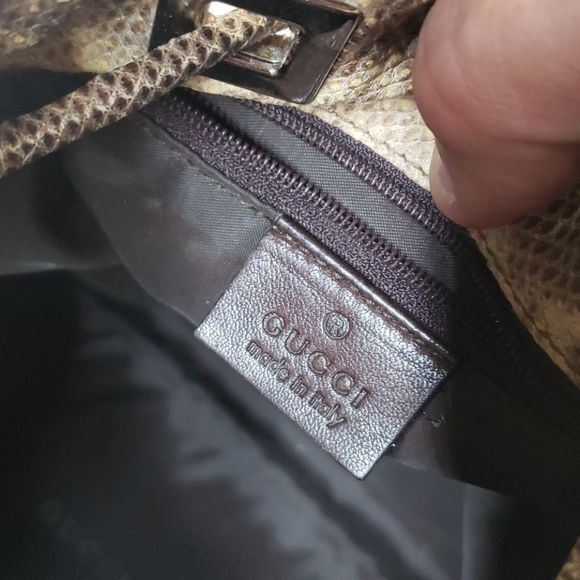 Gucci snake skin handbag 👜 - Picture 6 of 14